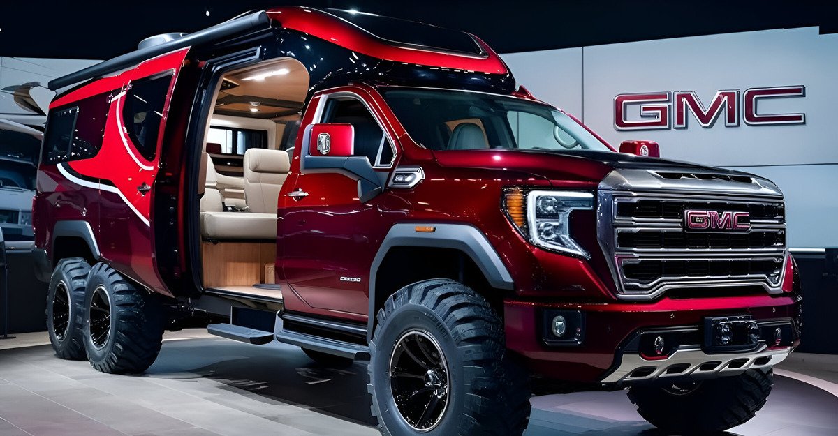 2025 GMC Motorhome Camper Truck.